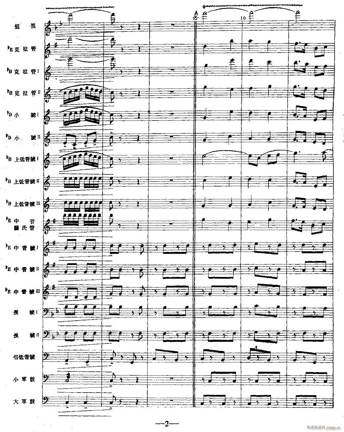 人民海军向前进 02(总谱)1