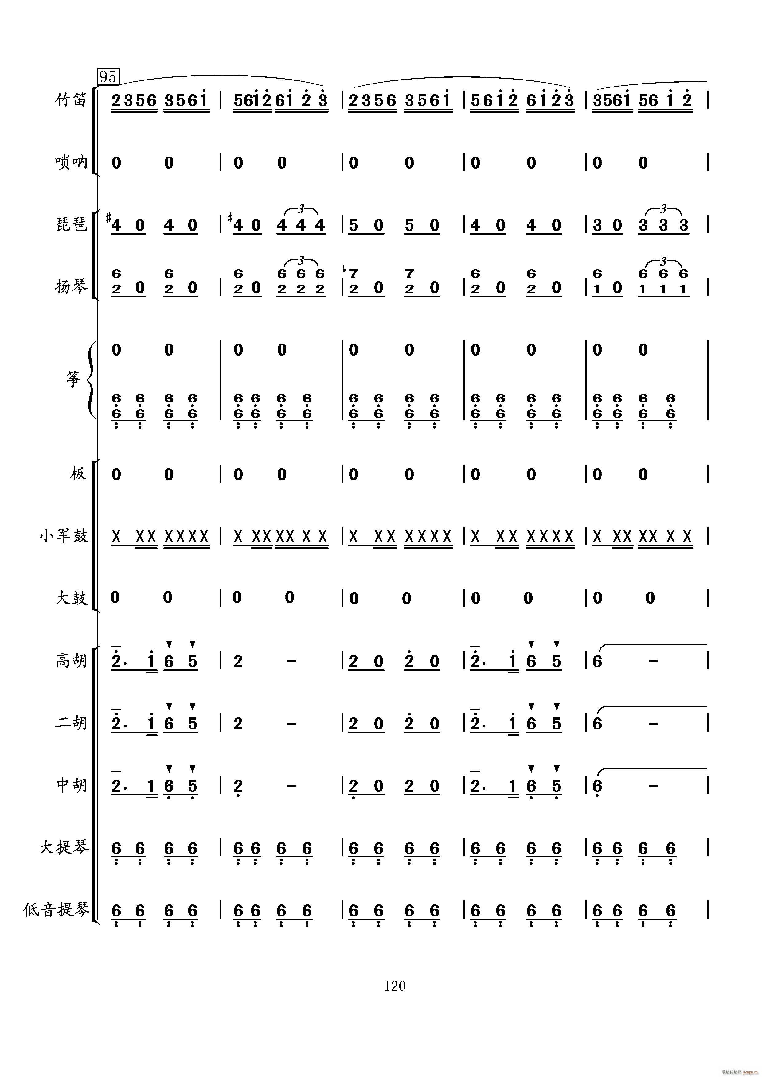 当红军去(总谱)20