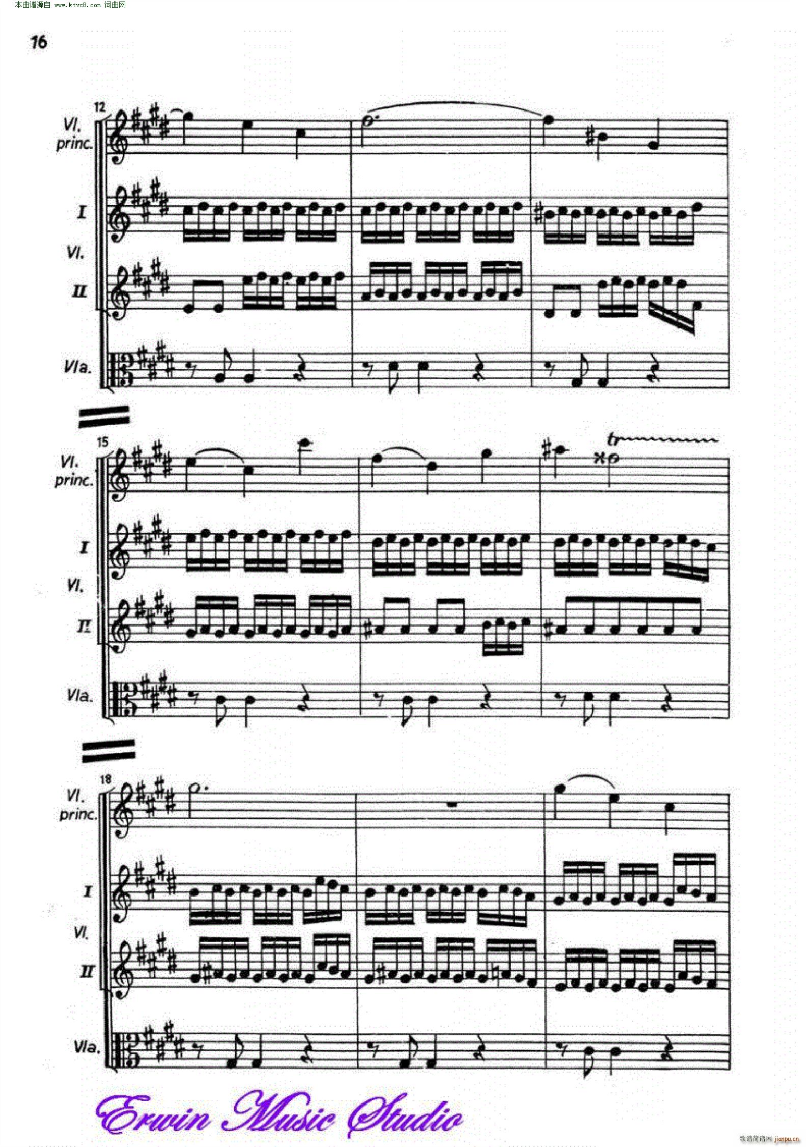 四季 弦乐四重奏(总谱)16