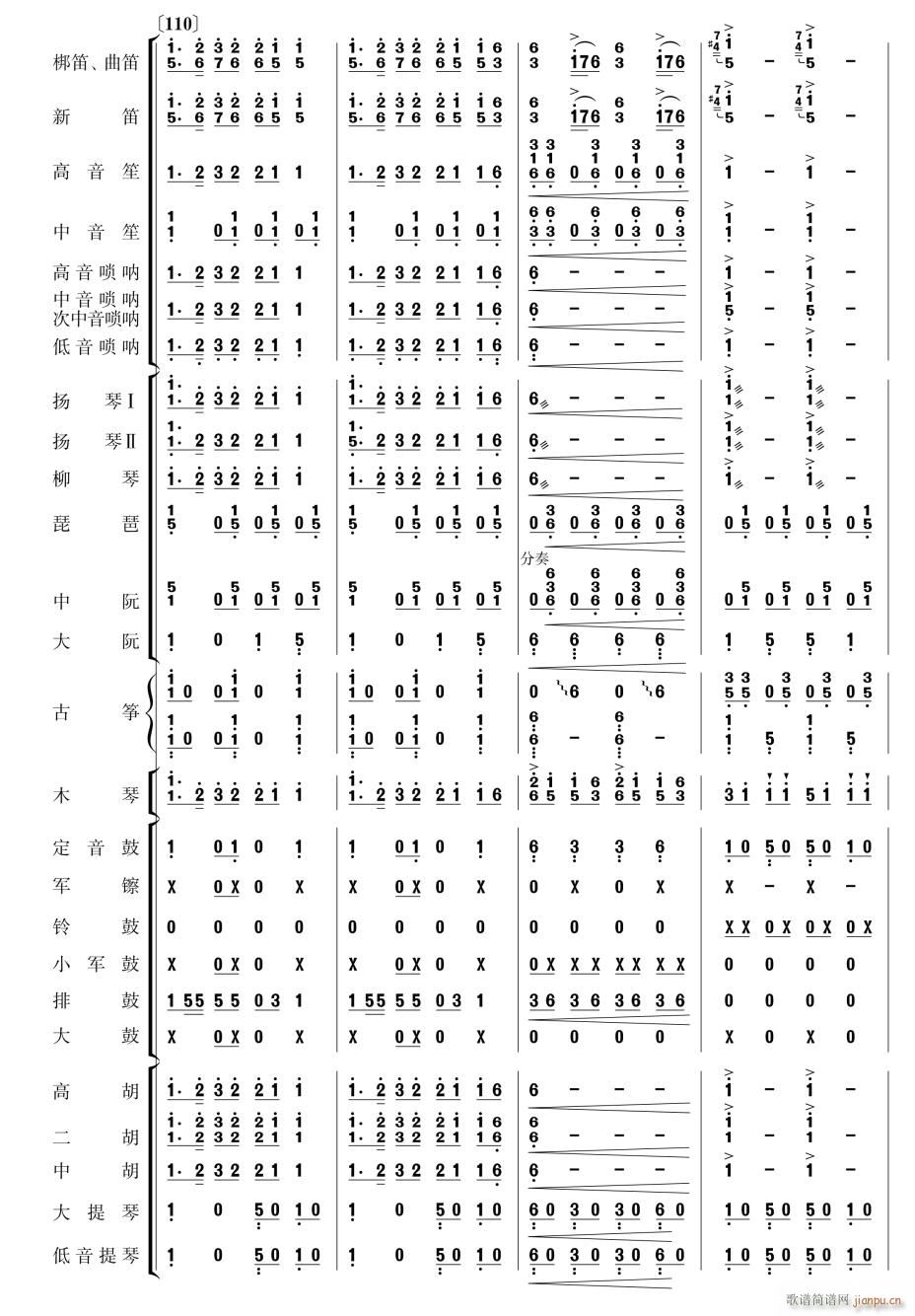 北京喜讯到边寨30(总谱)1
