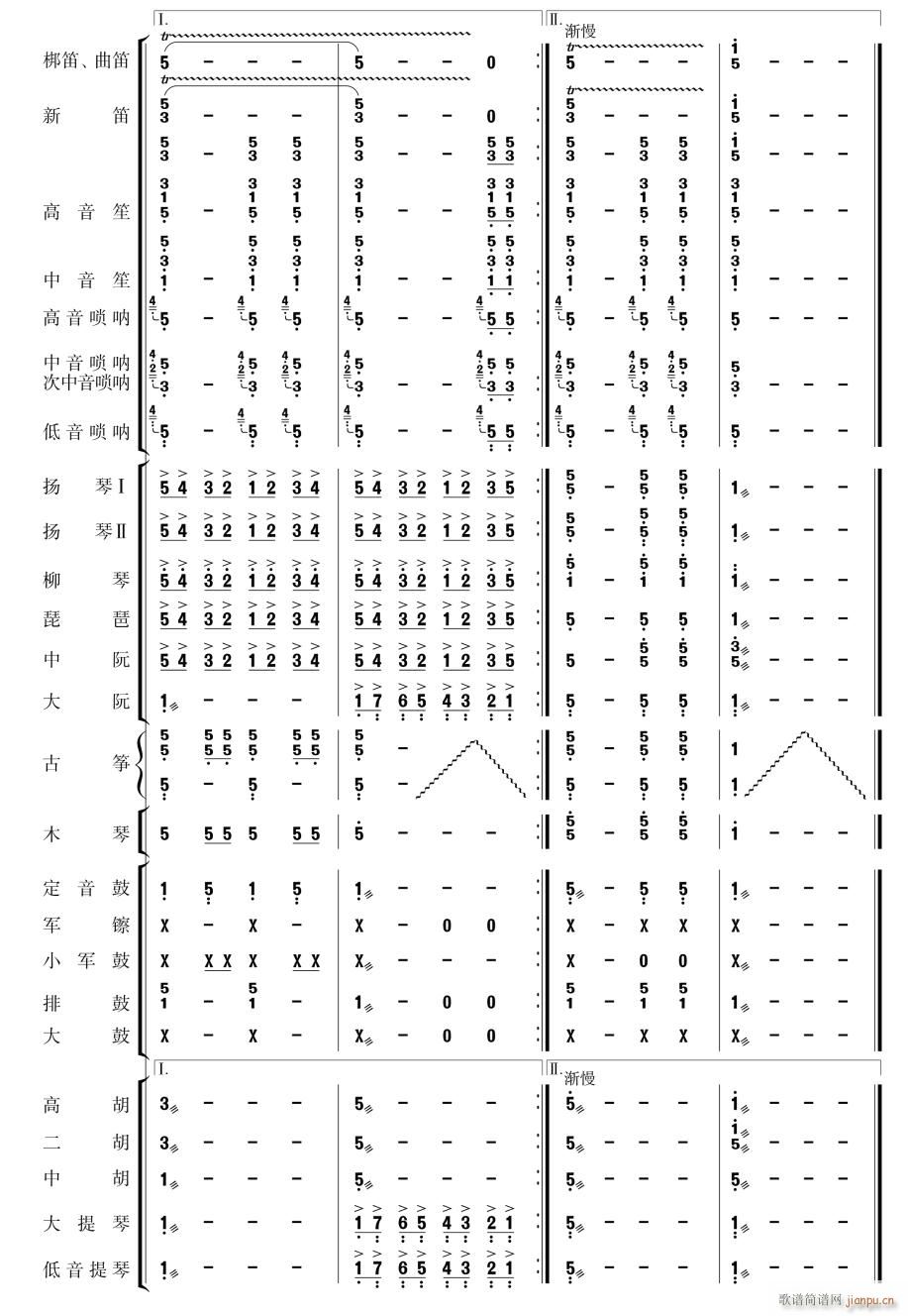 北京喜讯到边寨33(总谱)1
