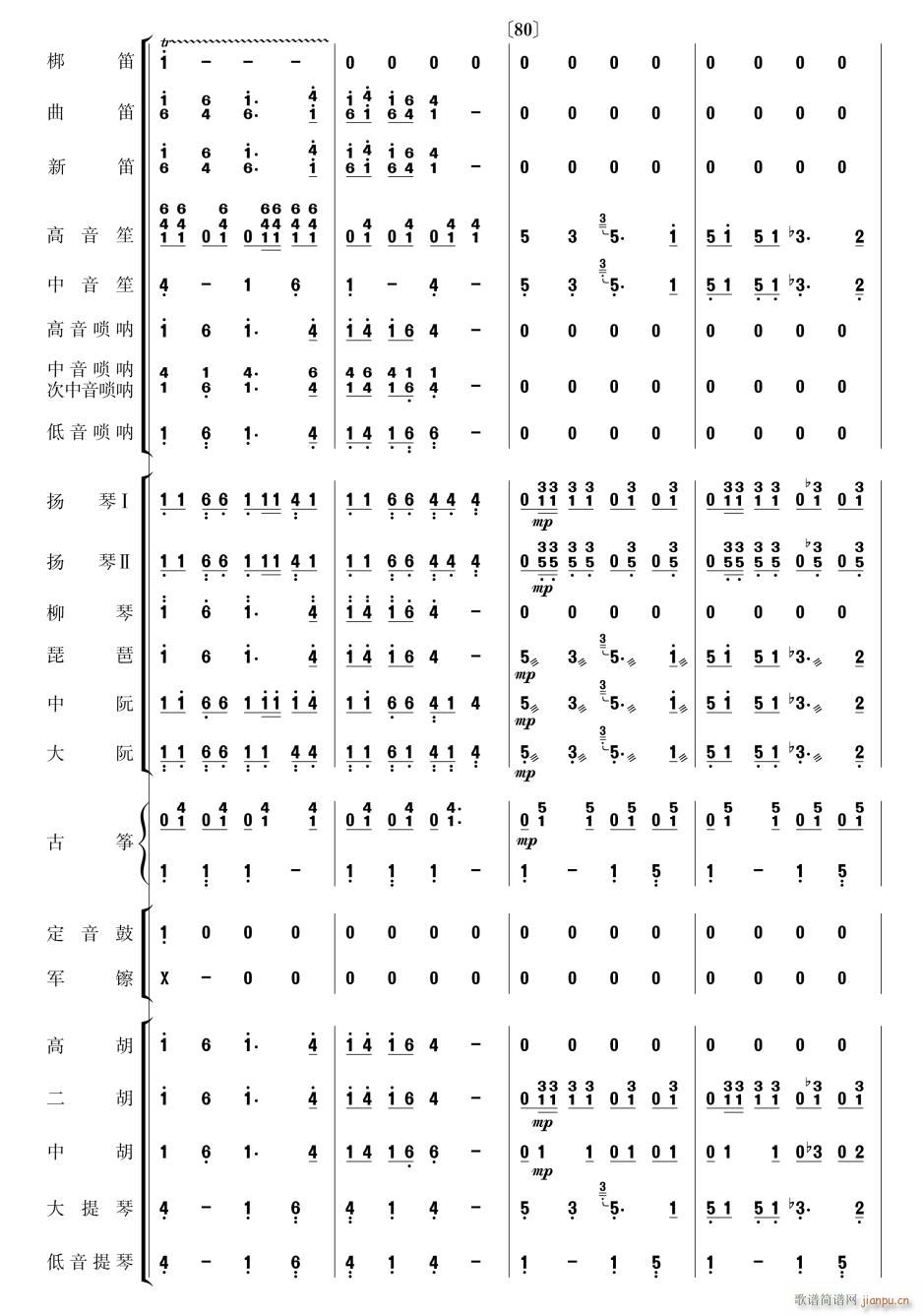 北京喜讯到边寨21(总谱)1