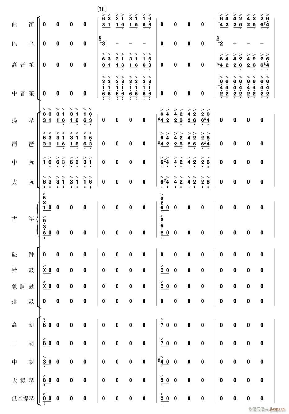 美丽的凤尾竹18(总谱)1