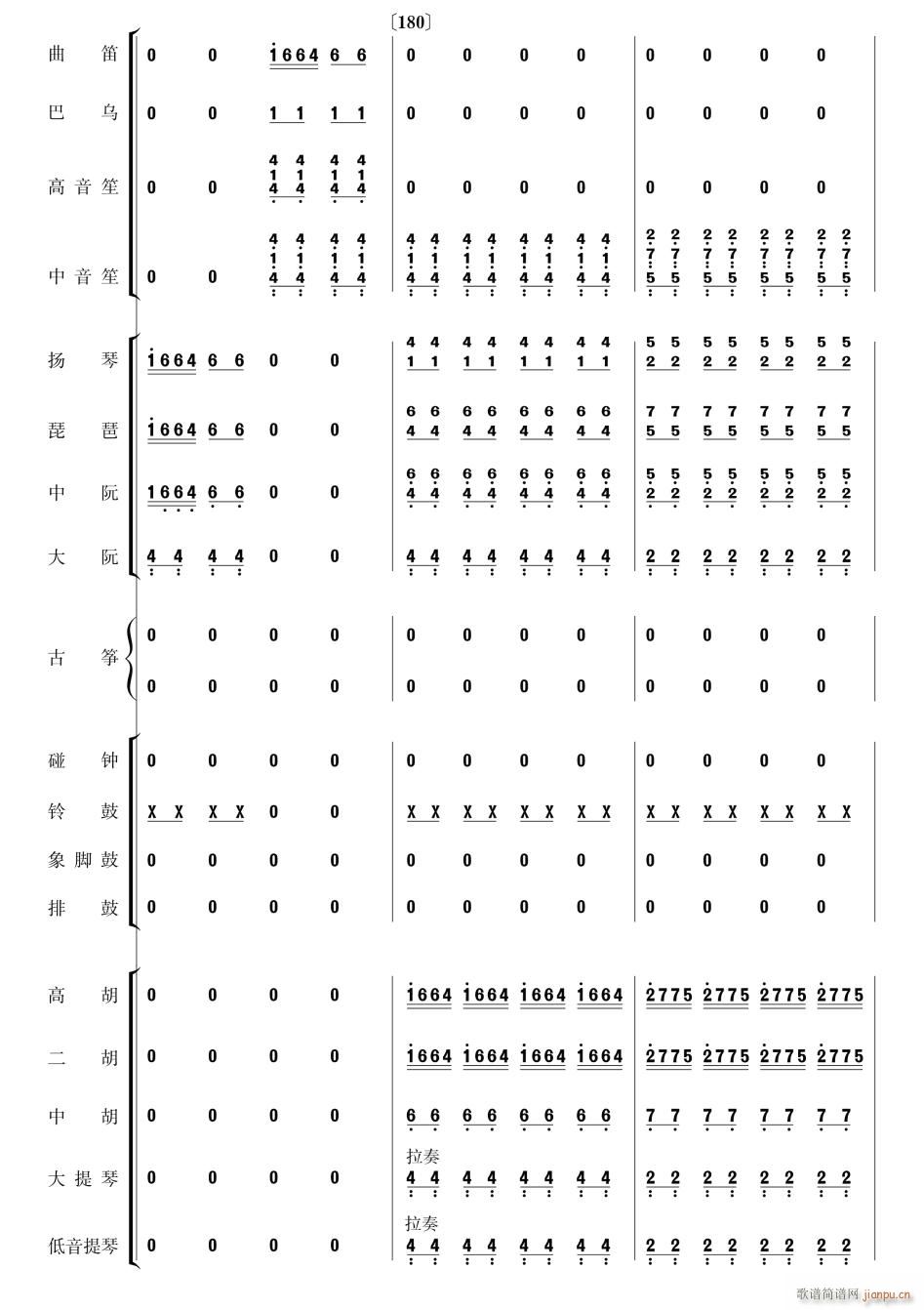 美丽的凤尾竹39(总谱)1