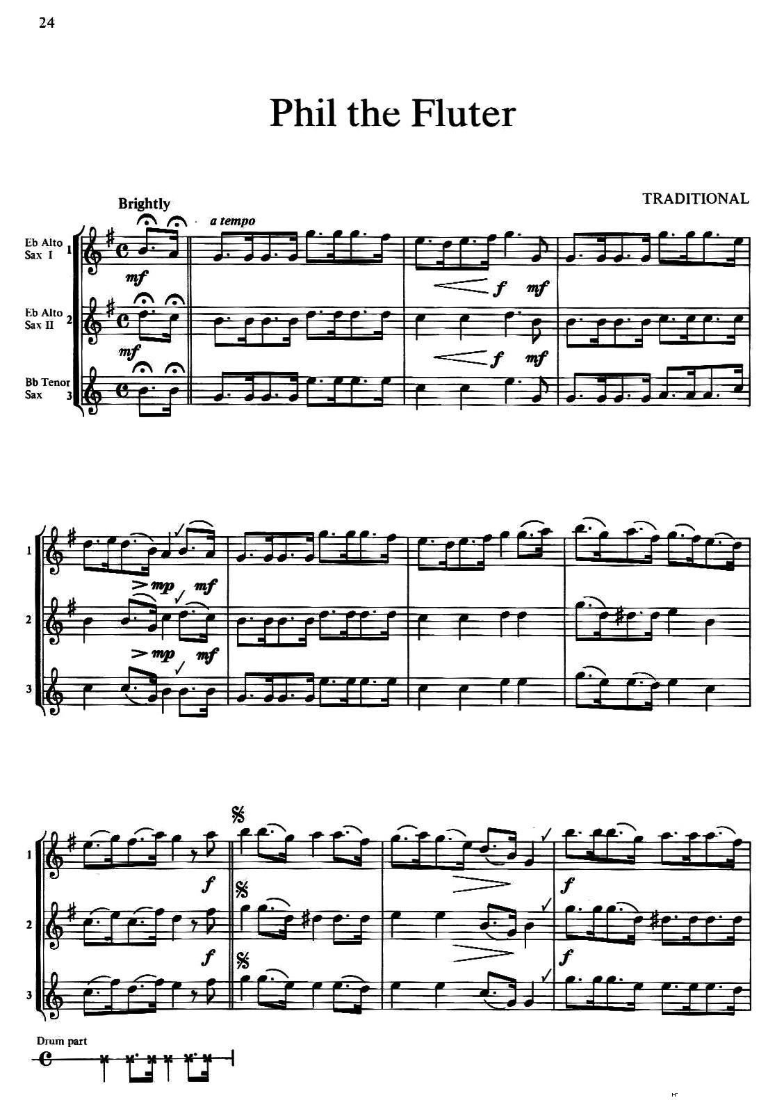 phil the flute 三重奏(总谱)1