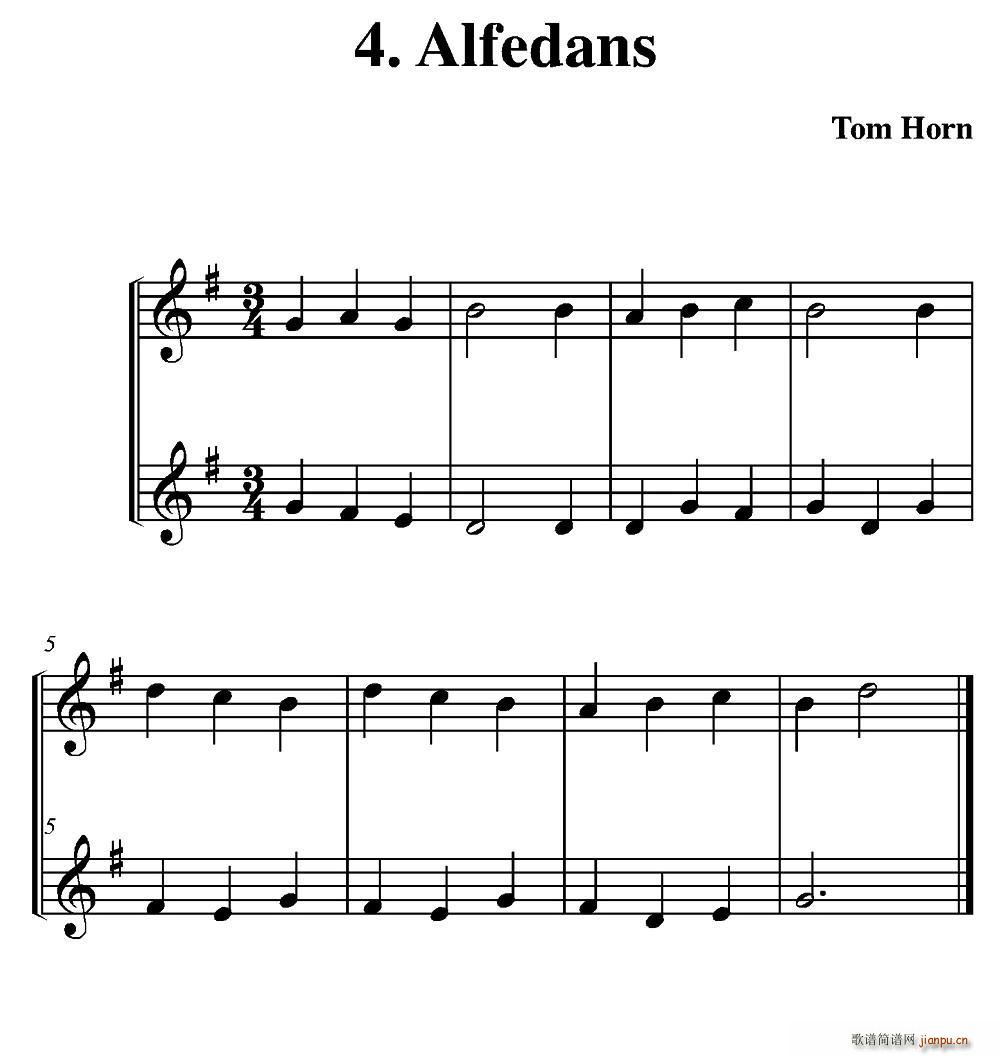 Alfedans 二重奏(总谱)1