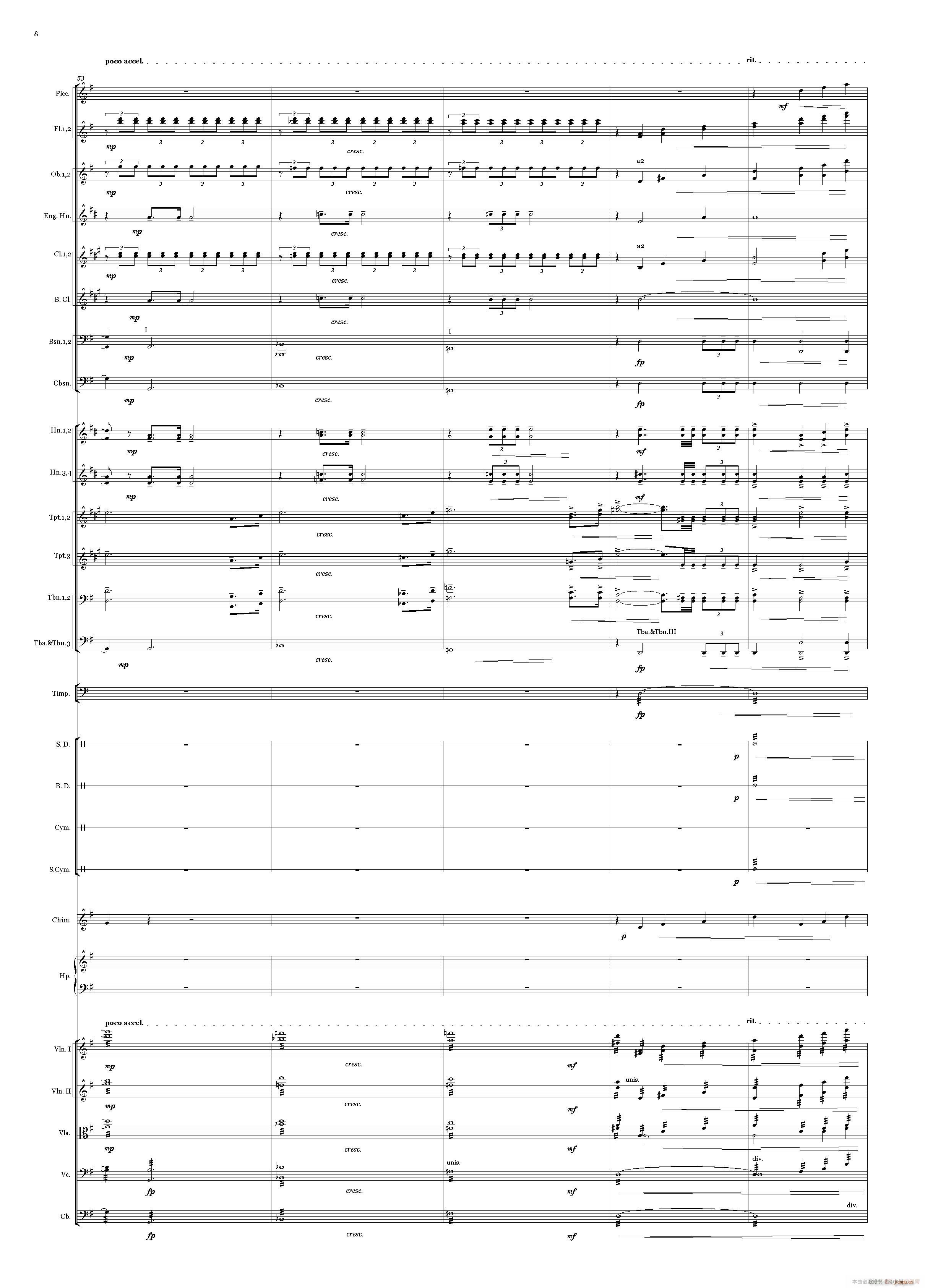 华夏礼赞音乐史诗 序曲(总谱)8