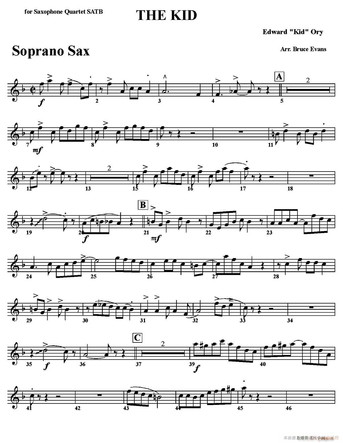 THE KID 四重奏(总谱)1