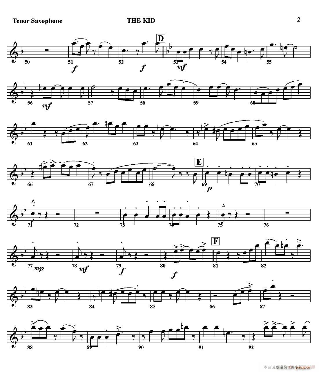 THE KID 四重奏(总谱)8