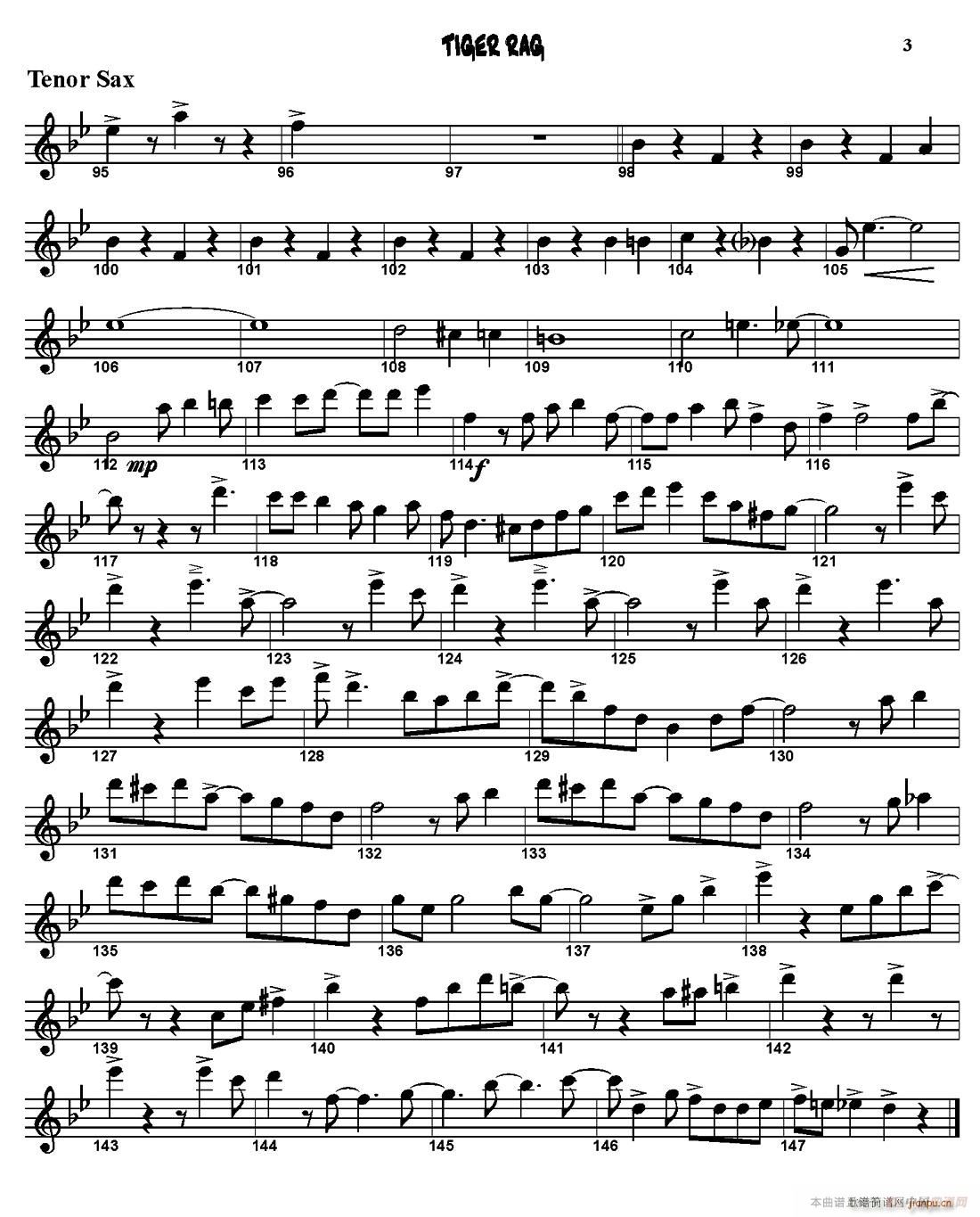 TIGER RAG 四重奏(总谱)12