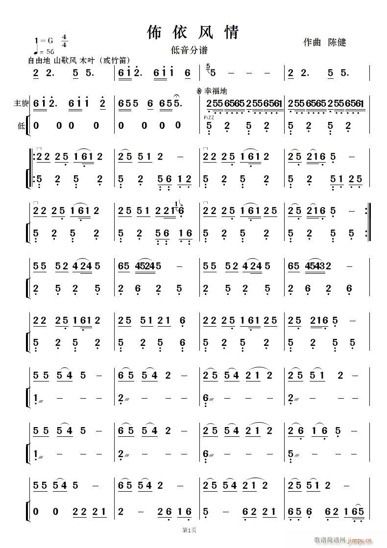 佈依风情 民乐合奏更正版(总谱)18