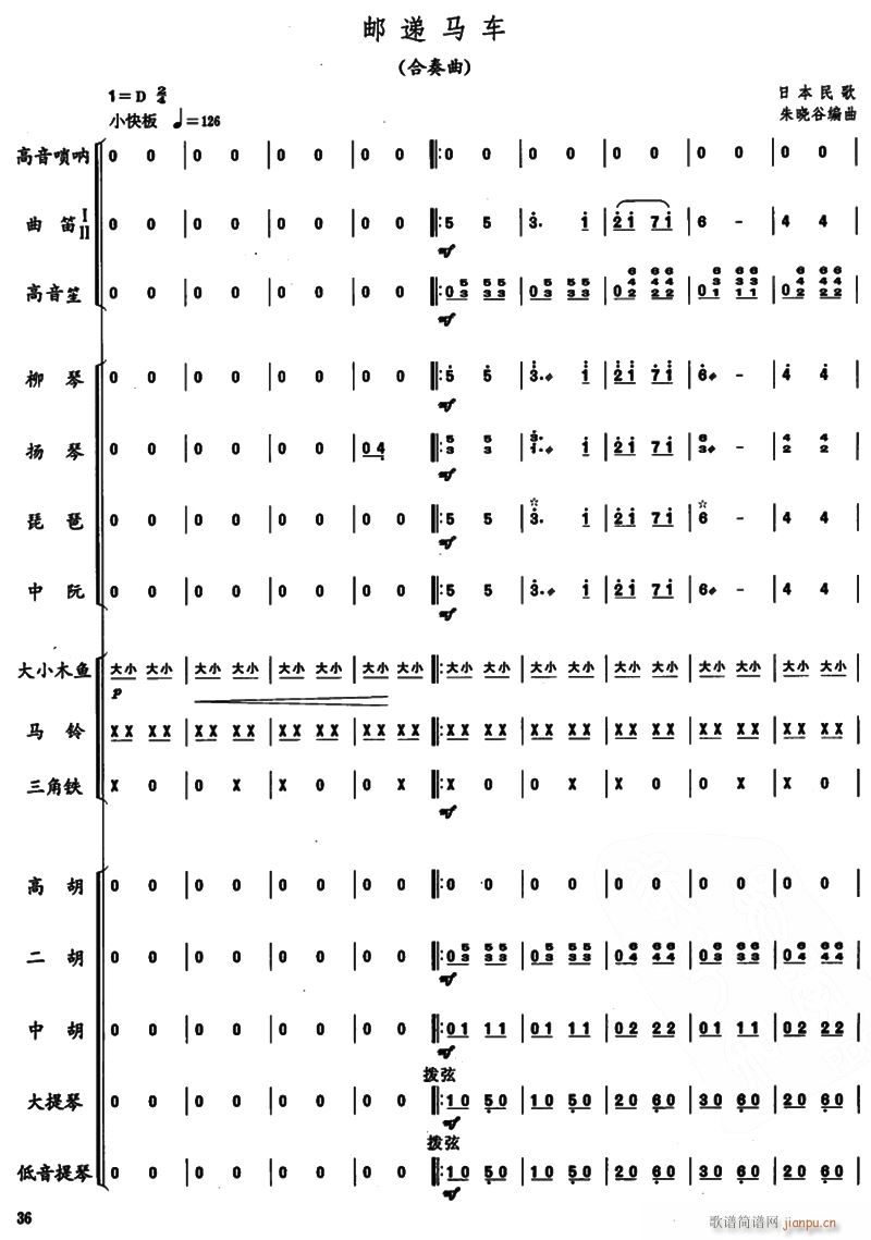 邮递马车1(总谱)1