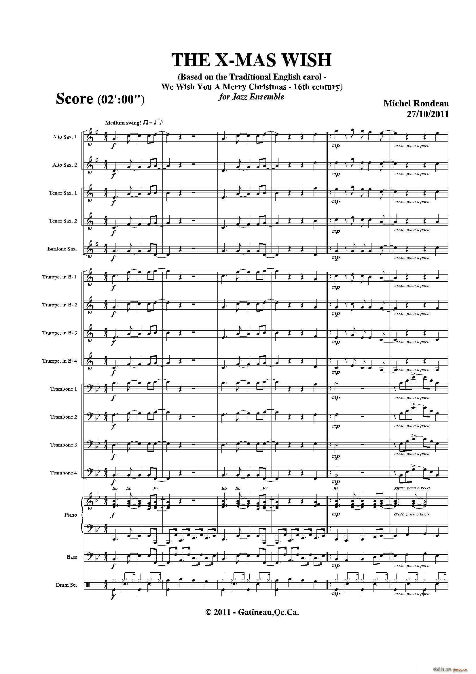 THE X MAS WISH(总谱)1