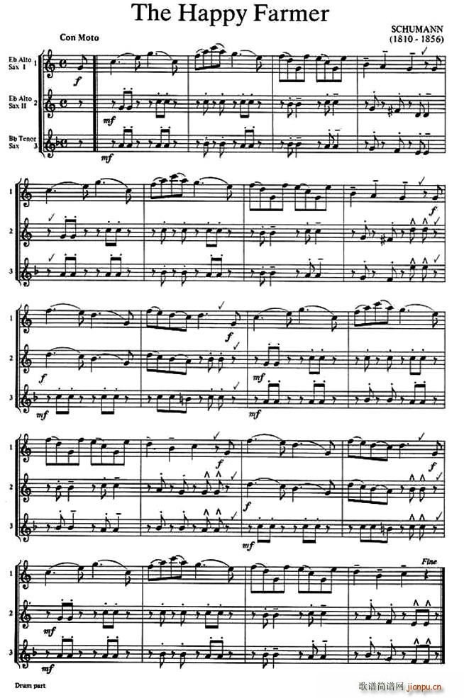the happy farmer 三重奏(总谱)1