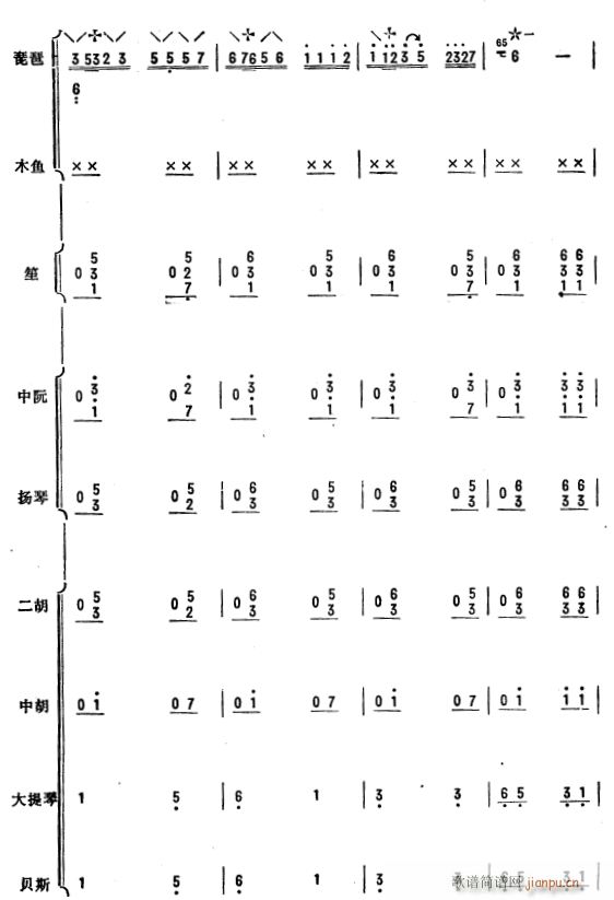 杜鹃啼血 琵琶协奏曲 19(总谱)1