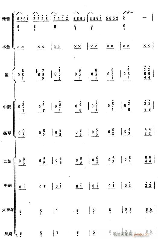 杜鹃啼血 琵琶协奏曲 18(总谱)1