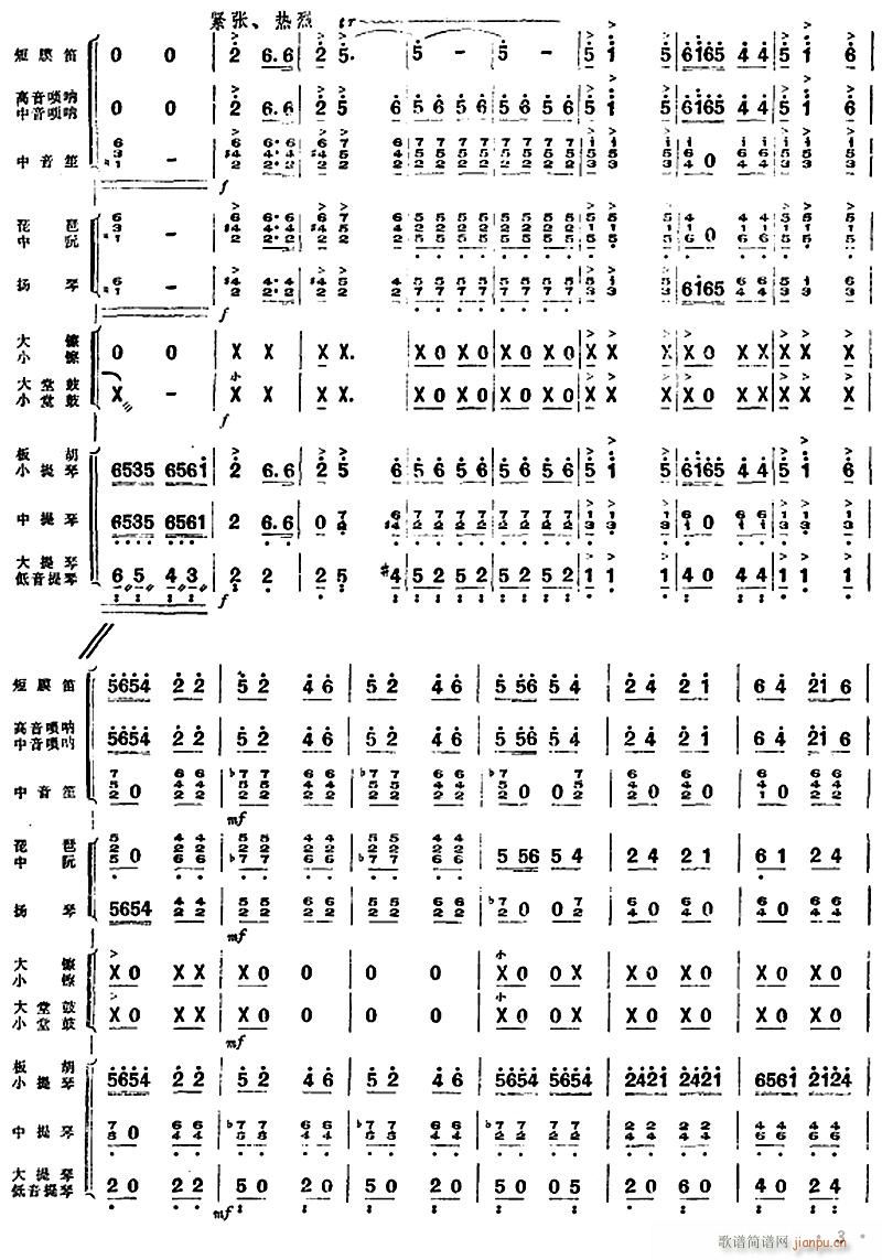 大寨红旗红万里2(总谱)1