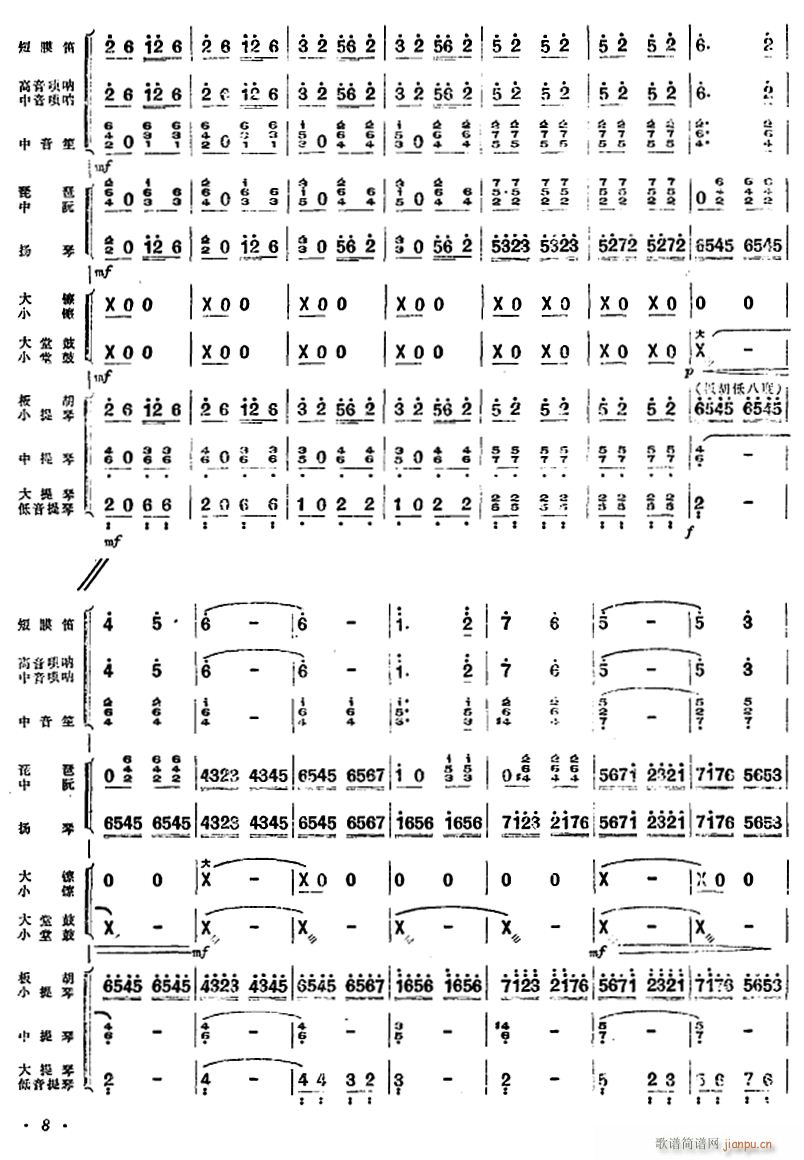 大寨红旗红万里7(总谱)1
