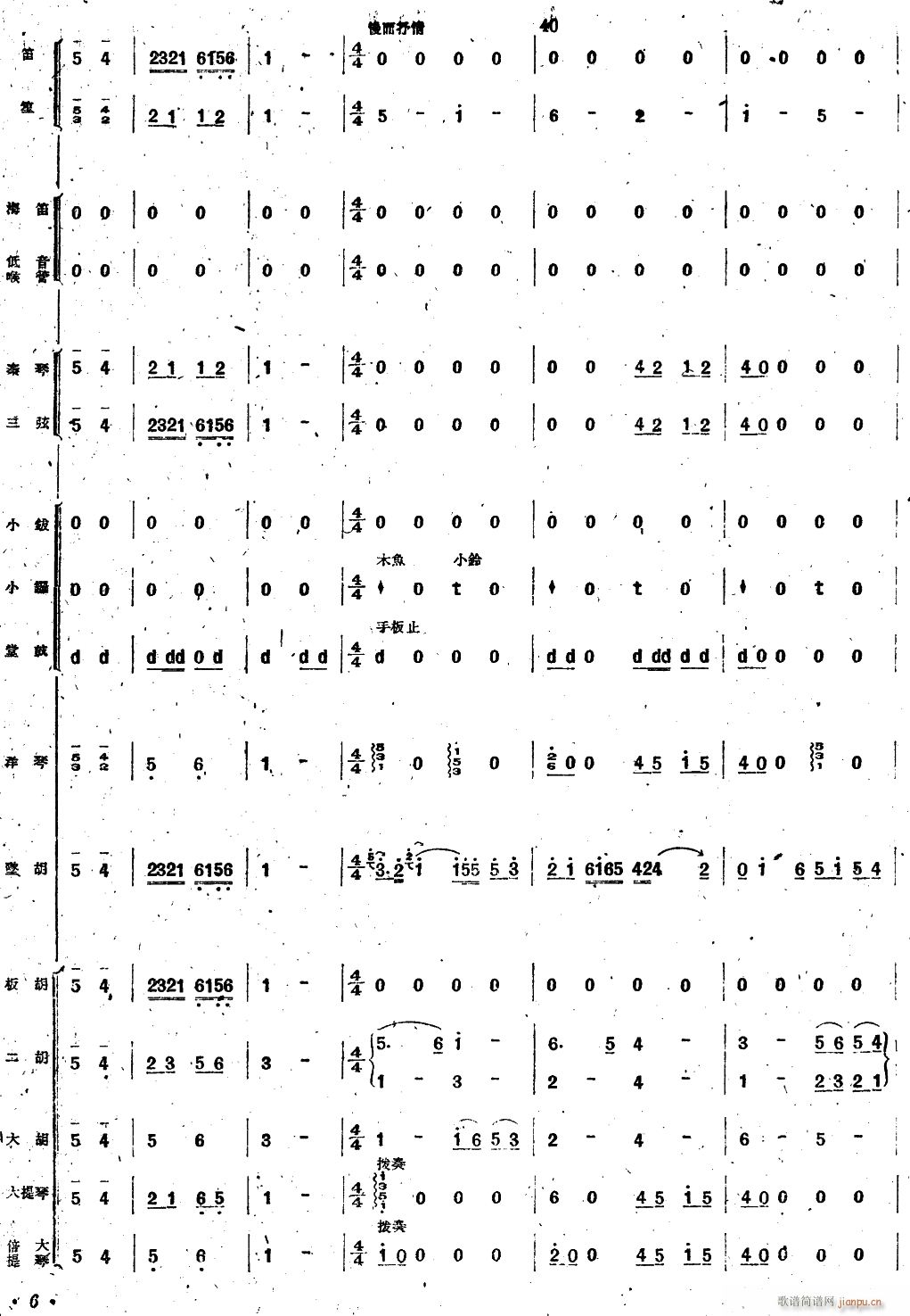 新春乐 民乐合奏 6(总谱)1