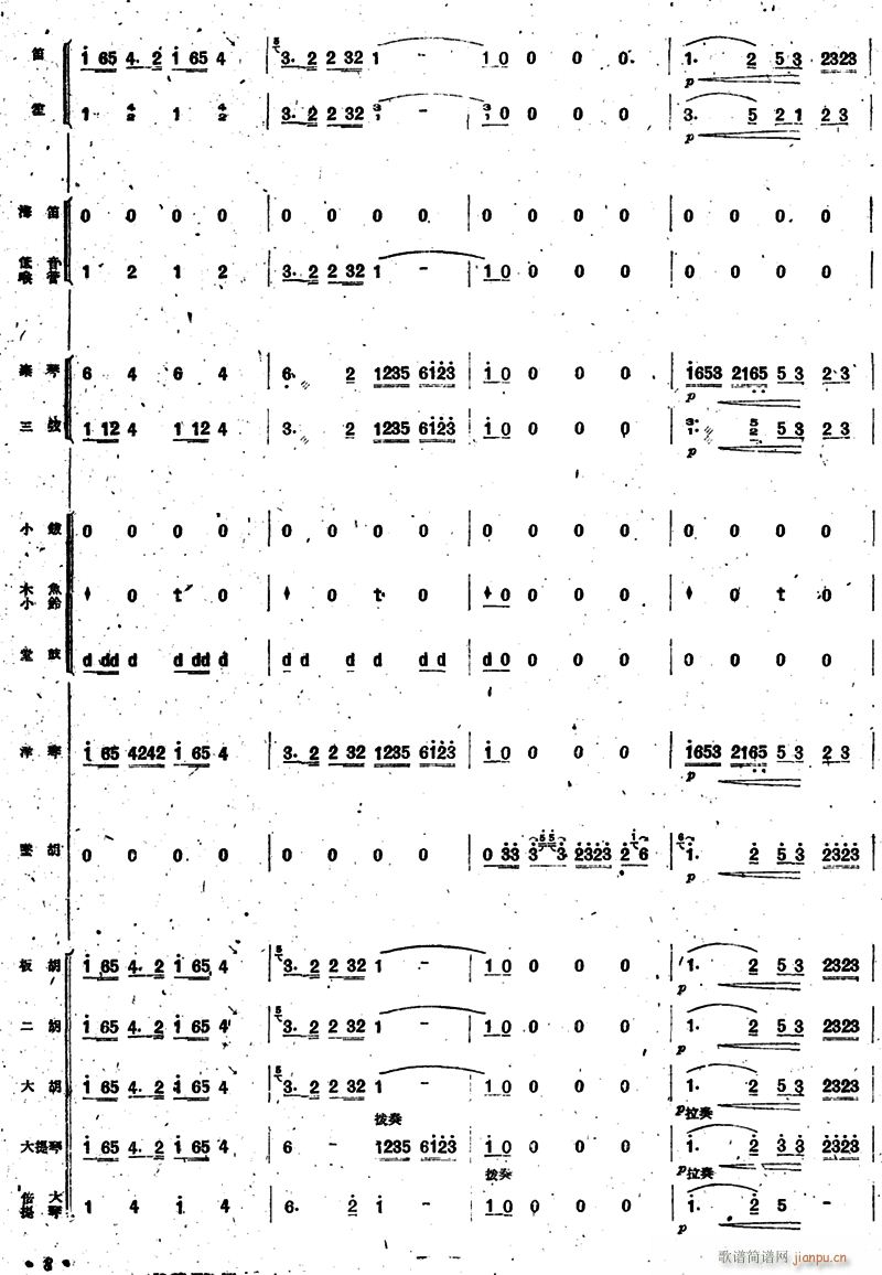 新春乐 民乐合奏 8(总谱)1