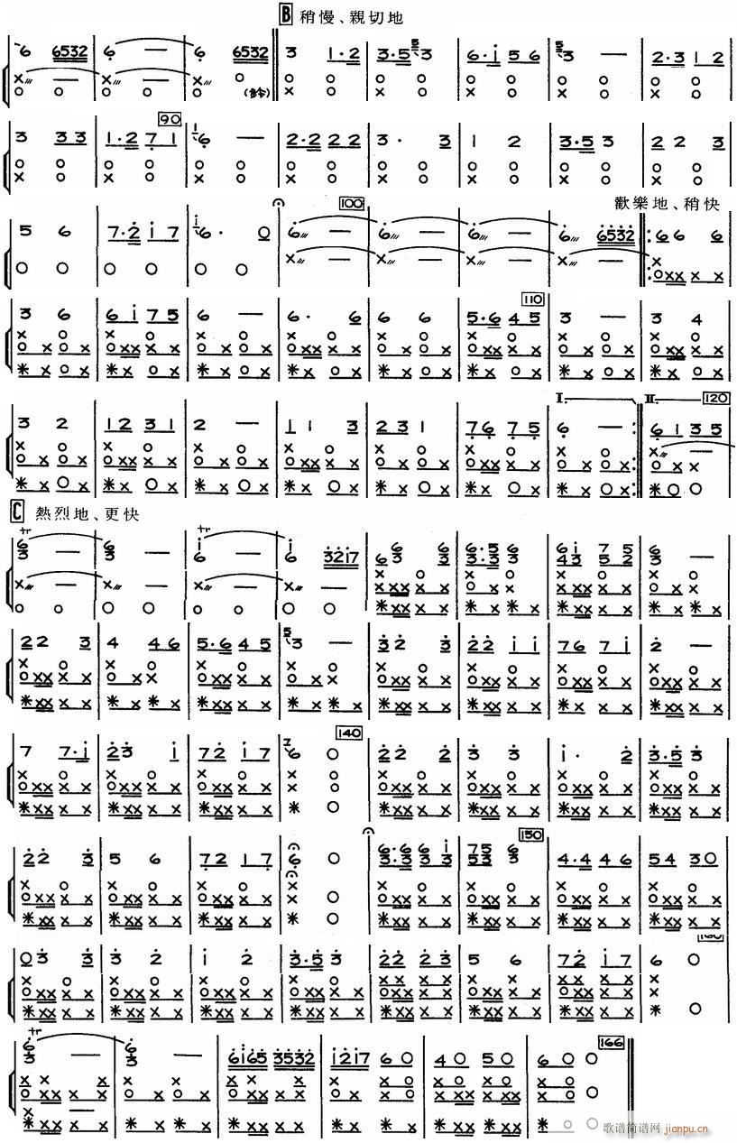 新疆舞曲 打击乐 2(总谱)1