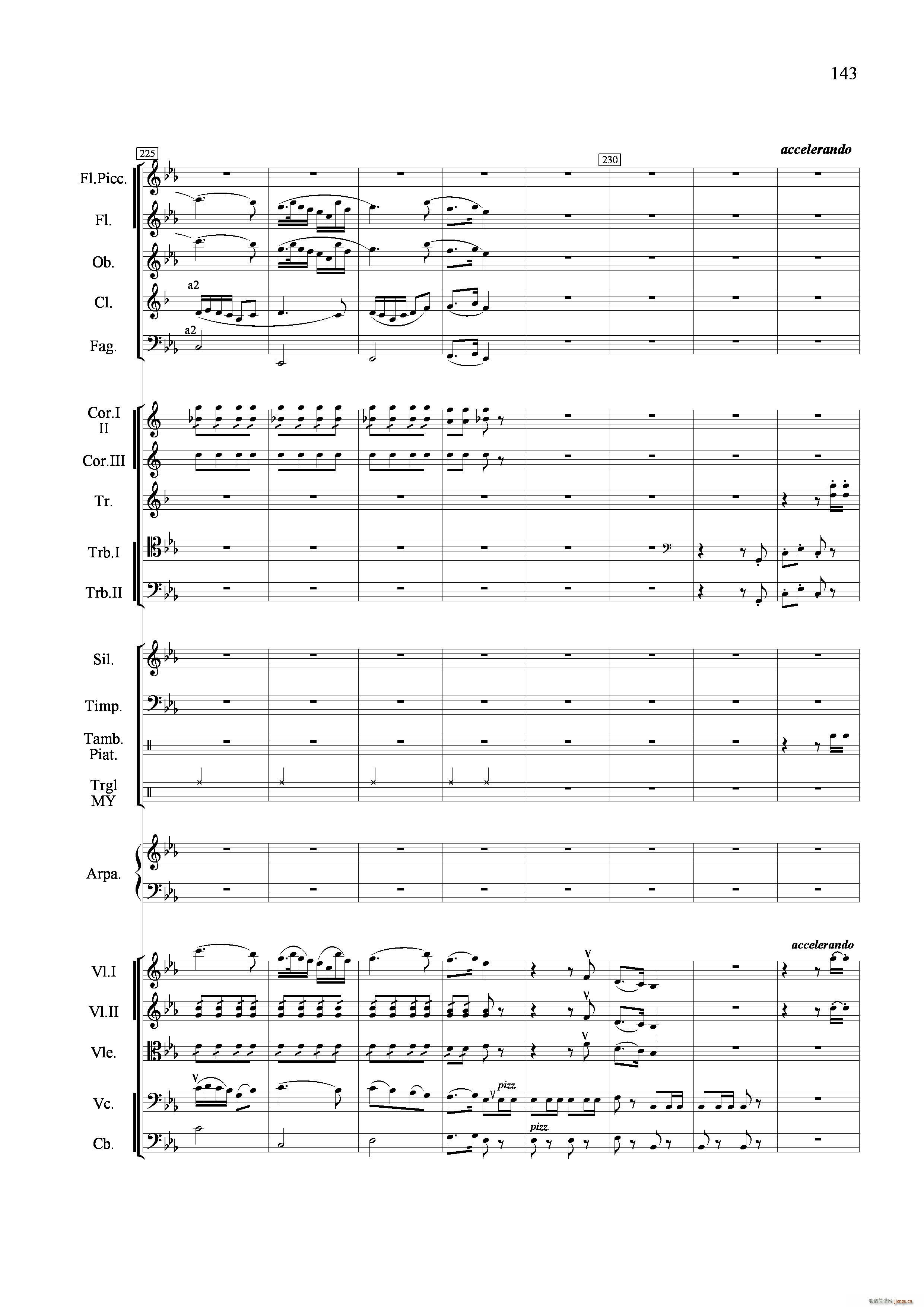 小八路勇闯封锁线 管弦乐合奏 铜管(总谱)31