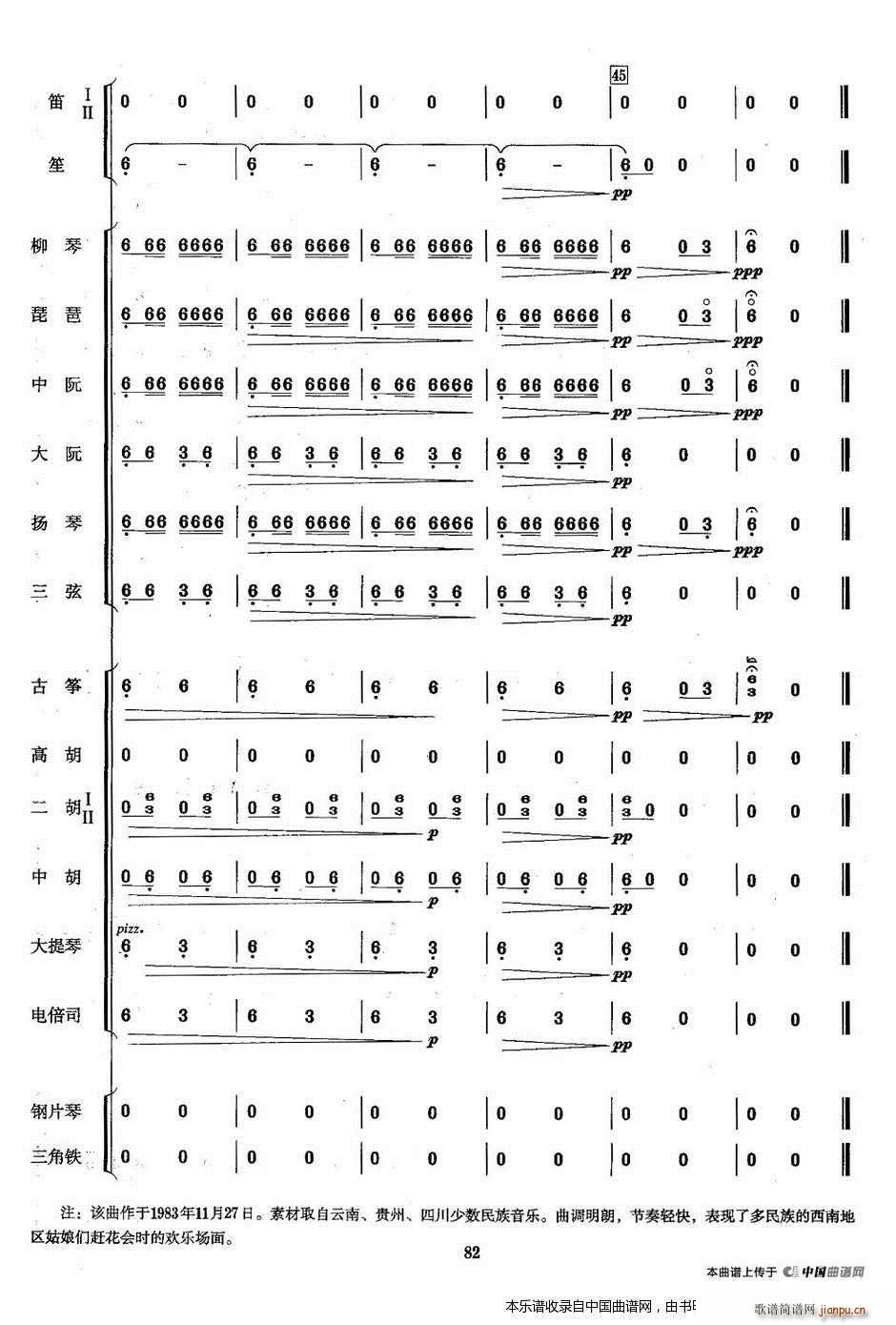 赶花会 乐器谱(总谱)8