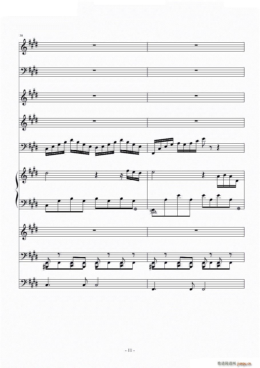 冬日的私语(总谱)12