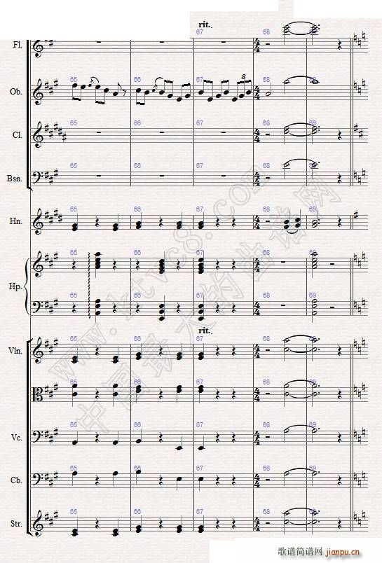 苏尔维格之歌 管弦乐(总谱)8