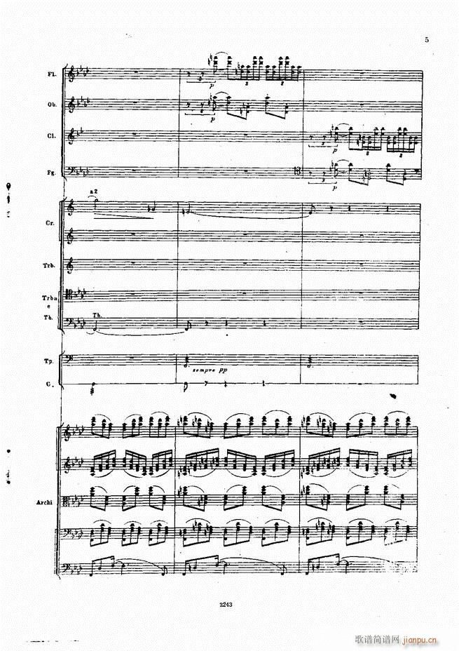 柴可夫斯基 暴风雨 交响诗(总谱)5