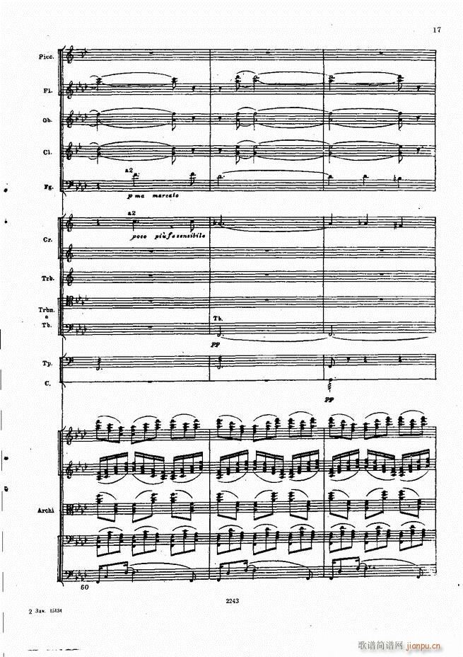 柴可夫斯基 暴风雨 交响诗(总谱)17