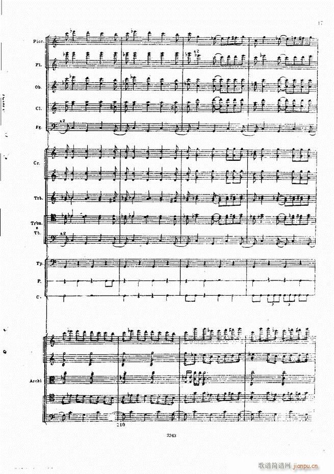 柴可夫斯基 暴风雨 交响诗(总谱)47