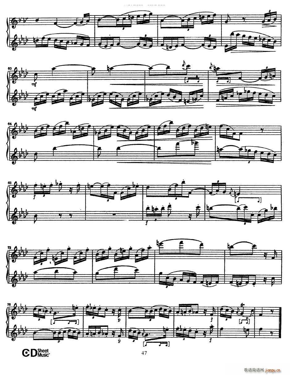 Six Duets 6首二重奏 4(总谱)6