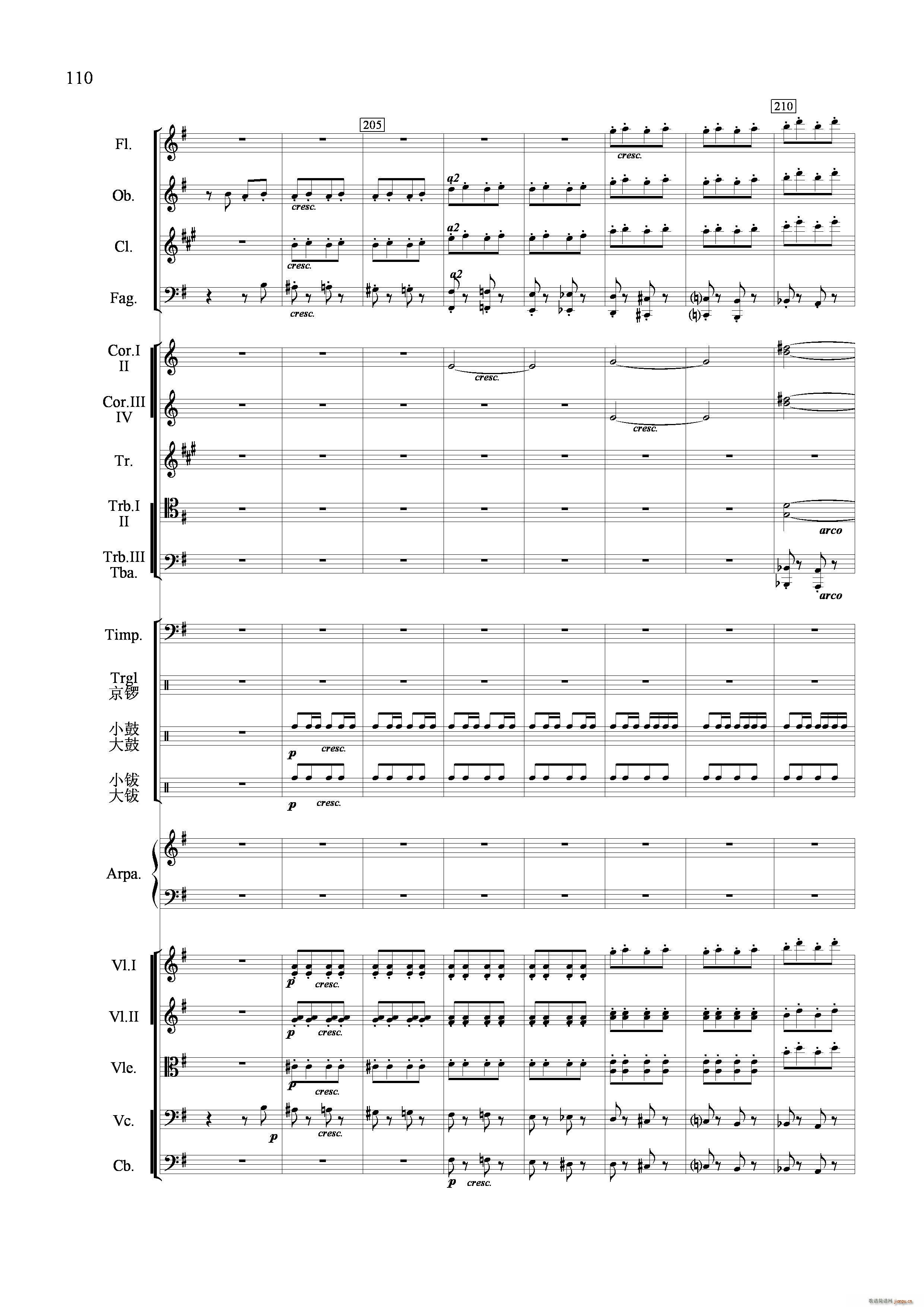 节日舞曲 管弦乐合奏(总谱)27