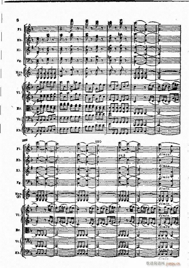 贝多芬 田园交响曲 全部 目录1 60(总谱)24