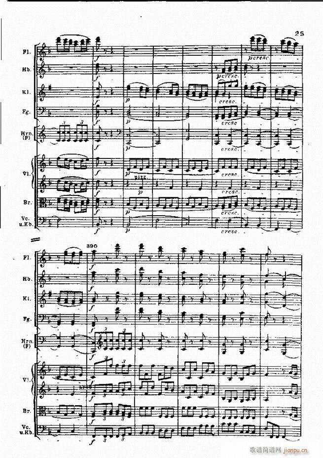 贝多芬 田园交响曲 全部 目录1 60(总谱)41