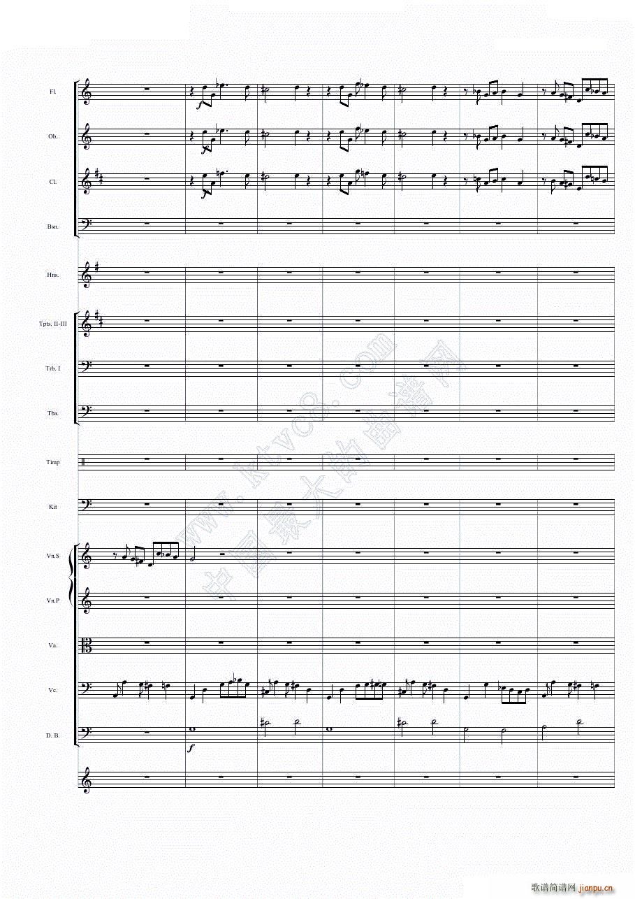 华丽乐章No 1 幻想(总谱)13