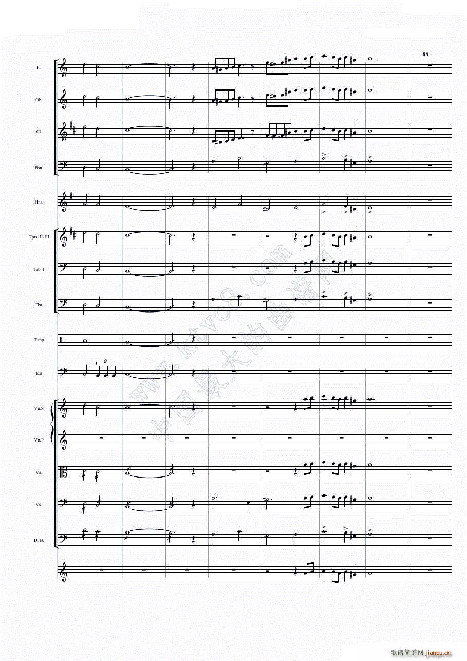 华丽乐章No 1 幻想(总谱)11