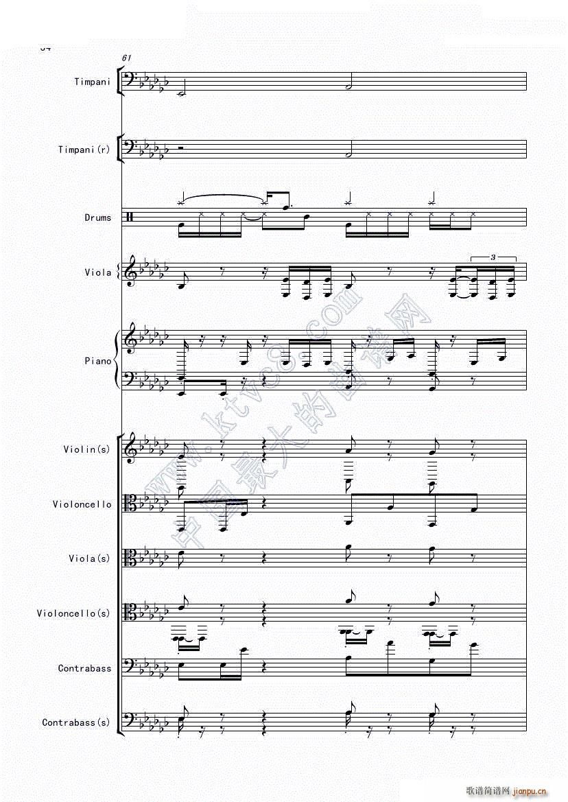 娜娜X东方 Bad apple 震撼登场 第一部分共两部分(总谱)34