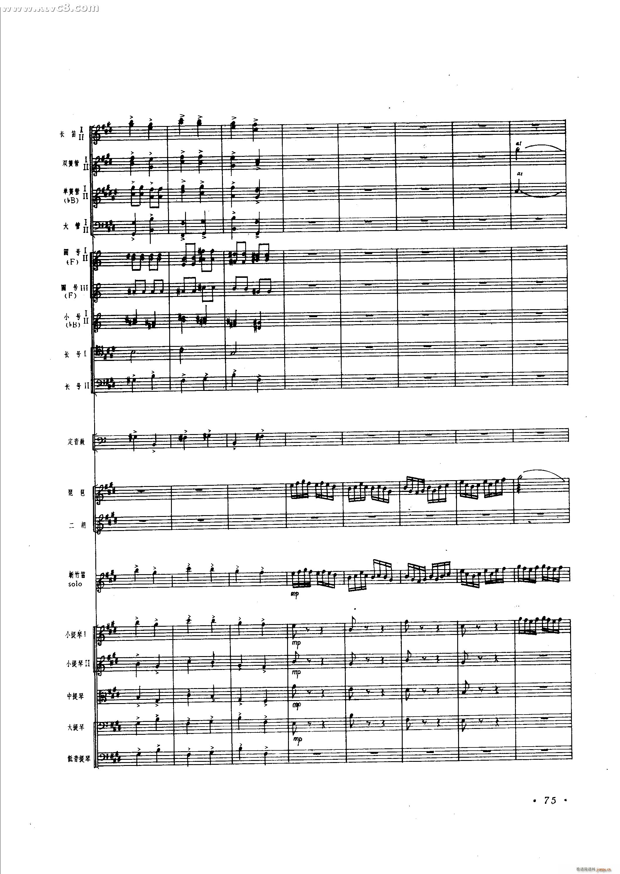 春光 新竹笛协奏曲(总谱)26