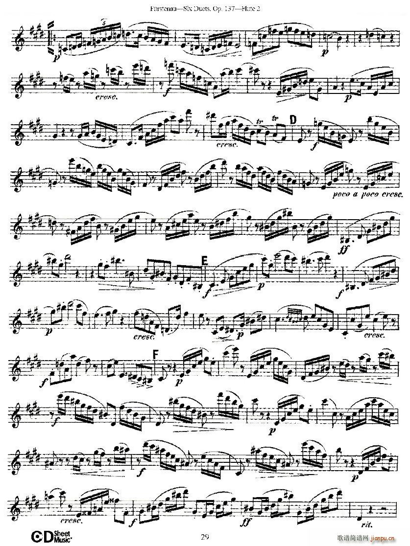 Six Duets Op 137 之六 二重奏 六首作品 137号 铜管(总谱)8