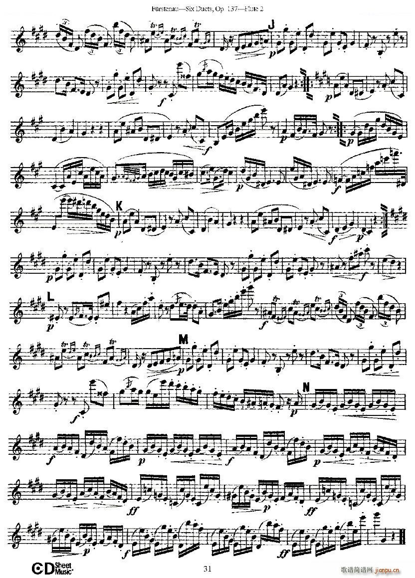 Six Duets Op 137 之六 二重奏 六首作品 137号 铜管(总谱)10