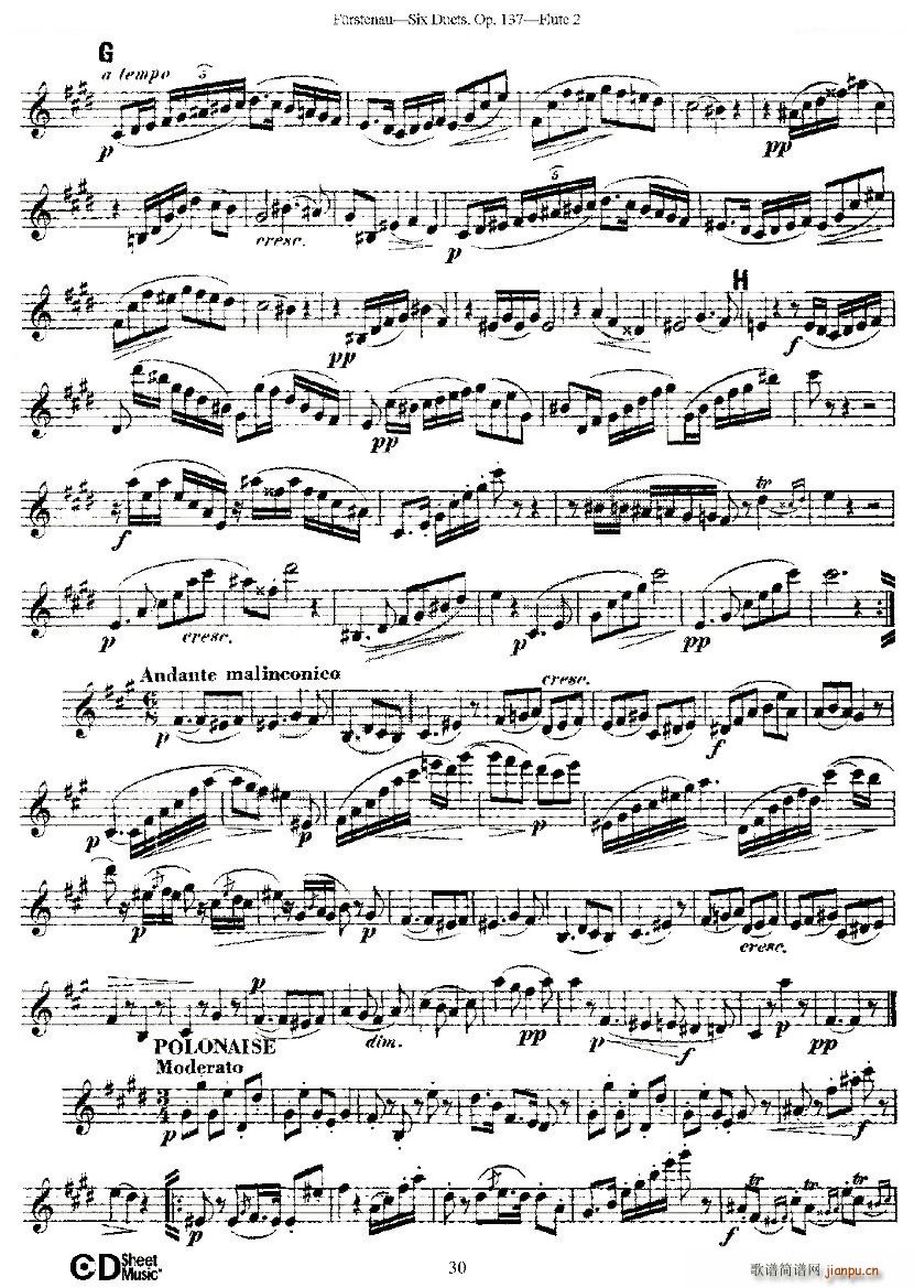 Six Duets Op 137 之六 二重奏 六首作品 137号 铜管(总谱)9