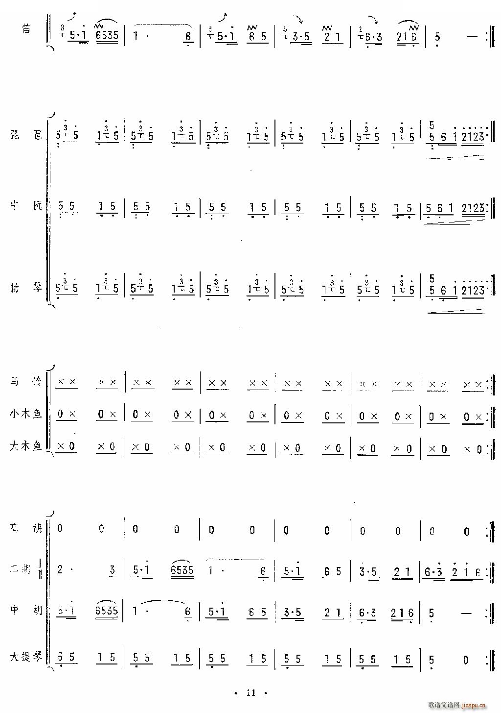 扬鞭催马运粮忙 11 20(总谱)1