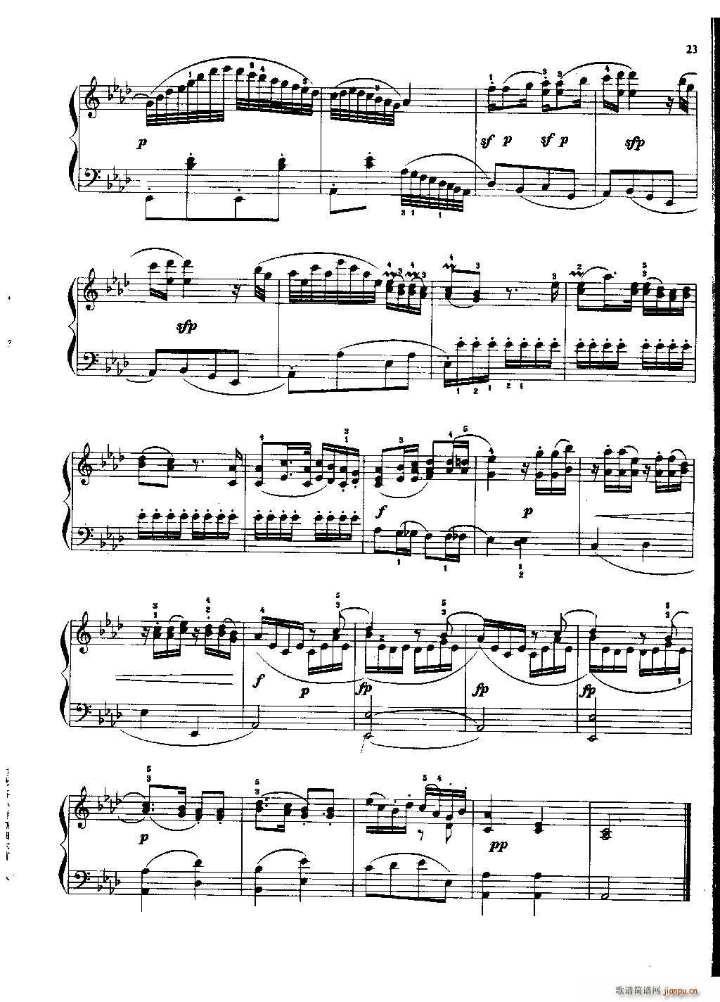 贝多芬小奏鸣曲 四(总谱)8