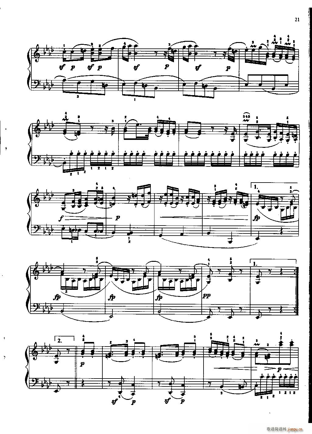 贝多芬小奏鸣曲 四(总谱)6