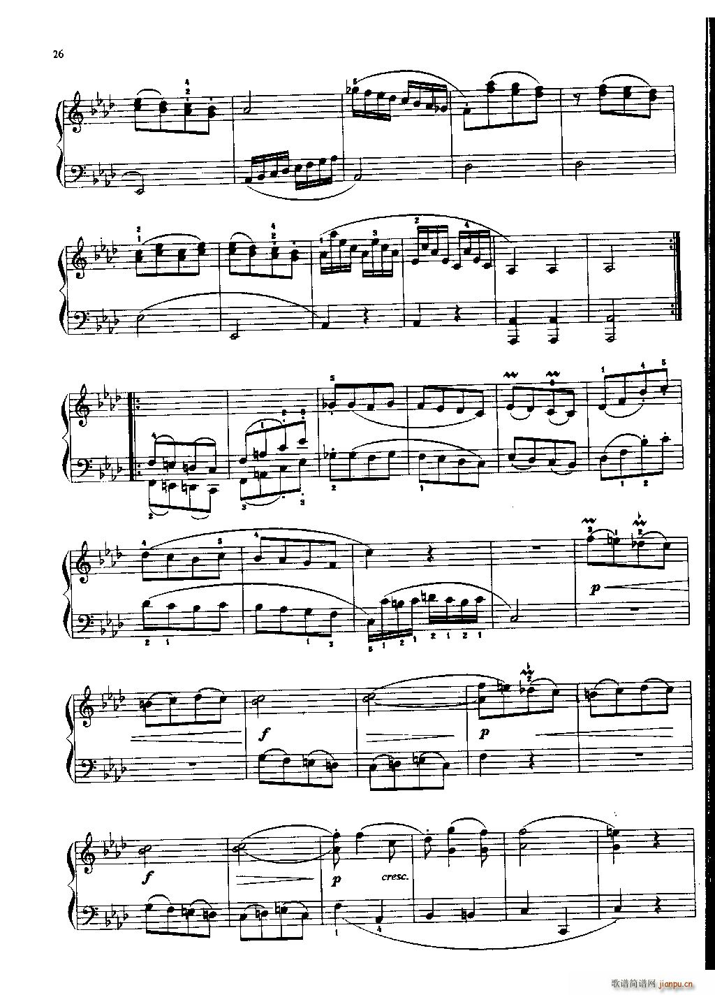 贝多芬小奏鸣曲 四(总谱)11