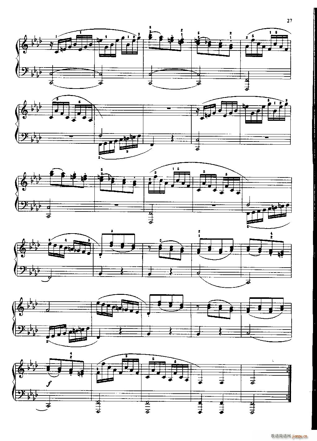 贝多芬小奏鸣曲 四(总谱)12