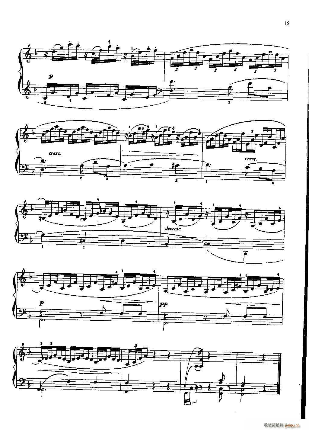 贝多芬小奏鸣曲 三(总谱)7