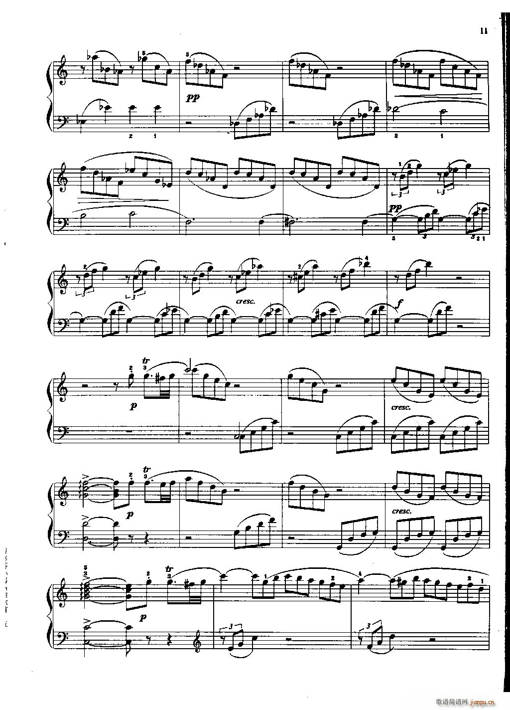 贝多芬小奏鸣曲 三(总谱)3